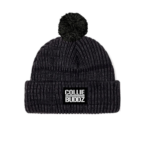 Collie Buddz - Dark Grey Pom Beanie