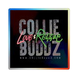 Love & Reggae Holographic Die-Cut Sticker