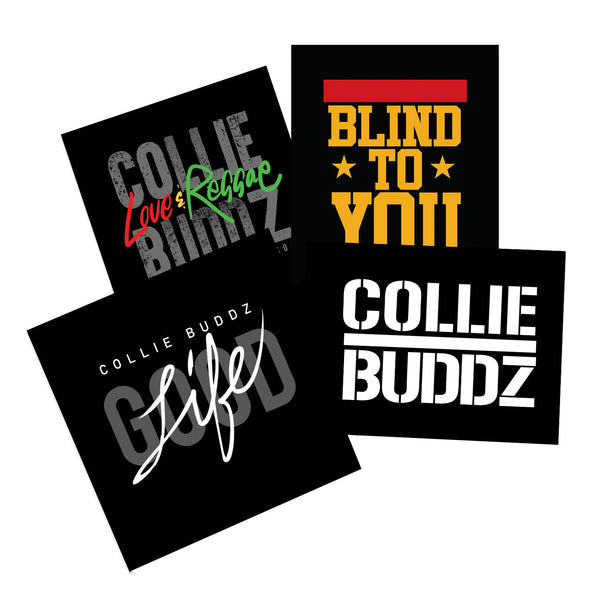 Collie Buddz - Variety Sticker Pack (Pack of 4)