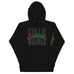 Collie Buddz "Love & Reggae" Unisex Hoodie Pullover (Black)