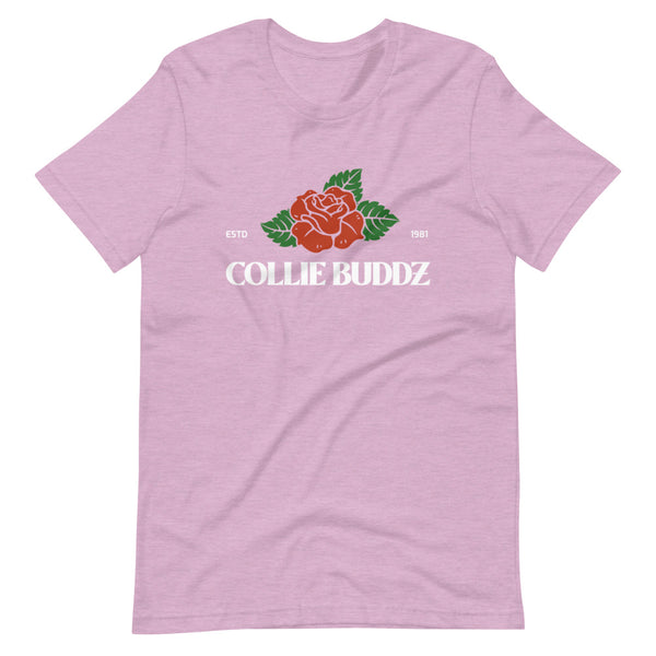 Collie Buddz Rose Short-Sleeve Unisex T-Shirt (Pink)